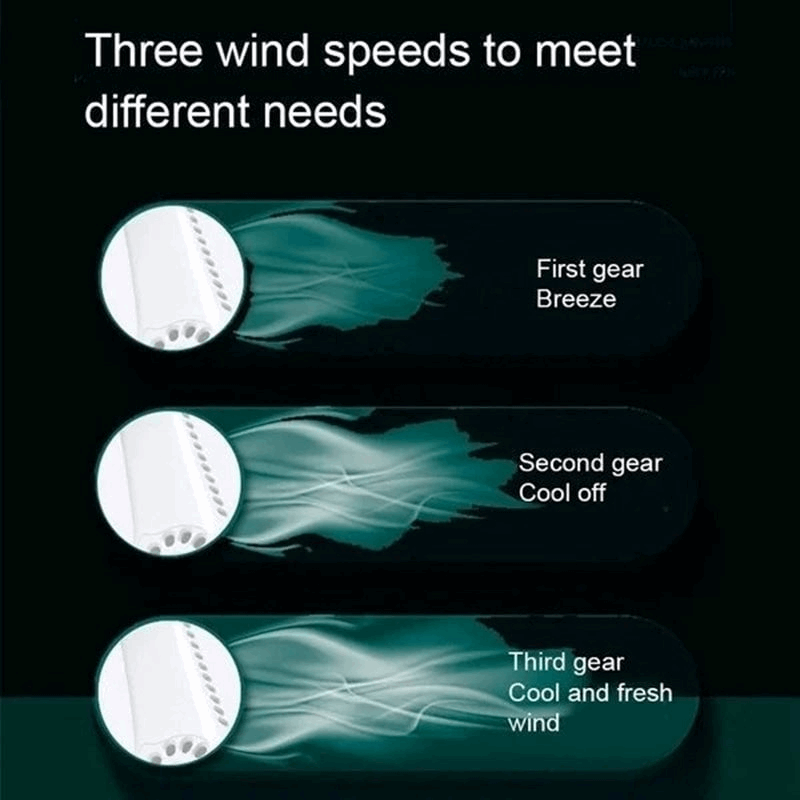 Adjustable New Portable Neck Fan(360° Surrounding Air Movement)