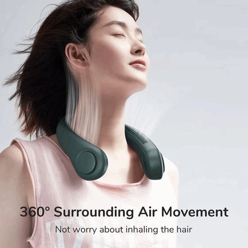 Adjustable New Portable Neck Fan(360° Surrounding Air Movement)