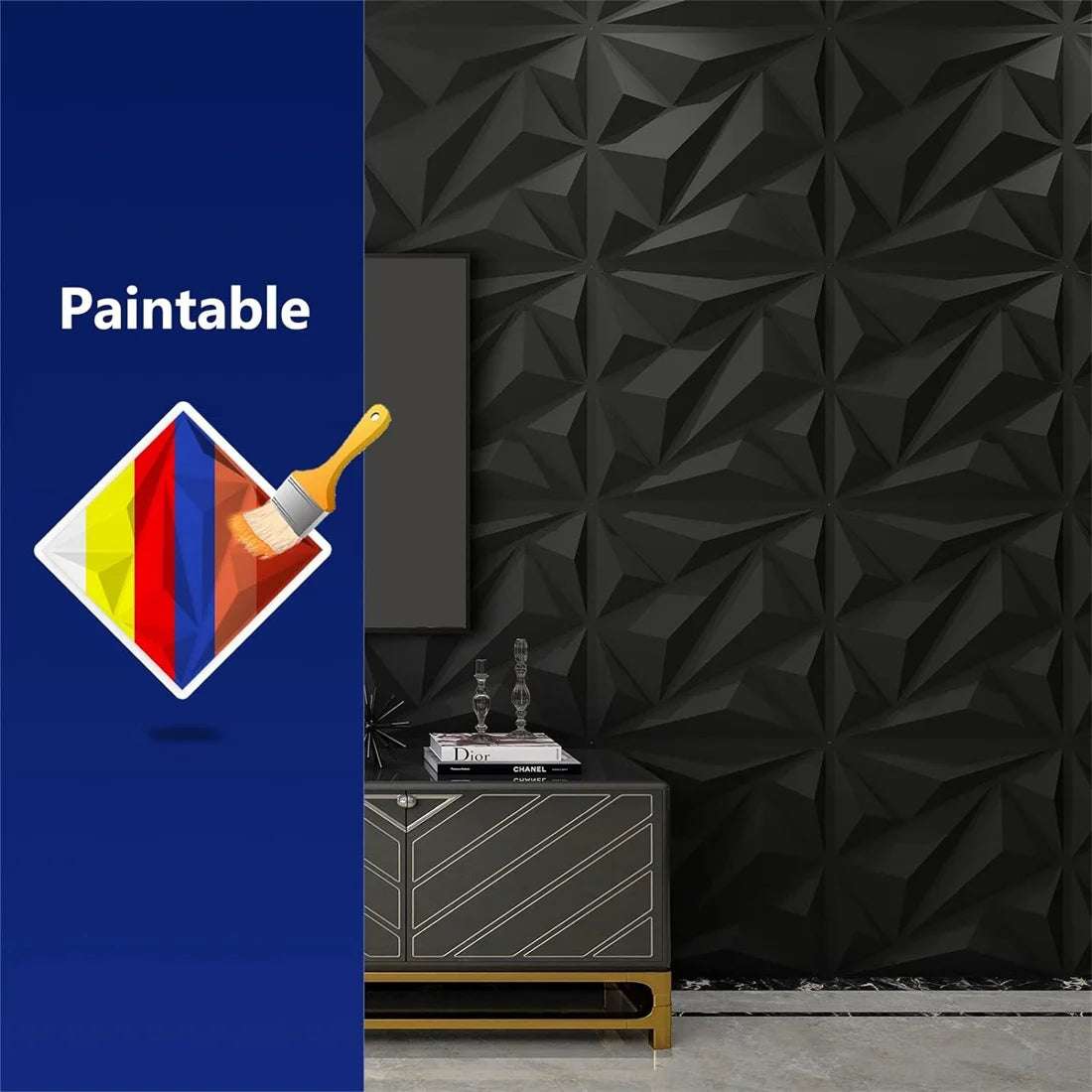 Luxury Diamond 3D Decorative Wall Panel