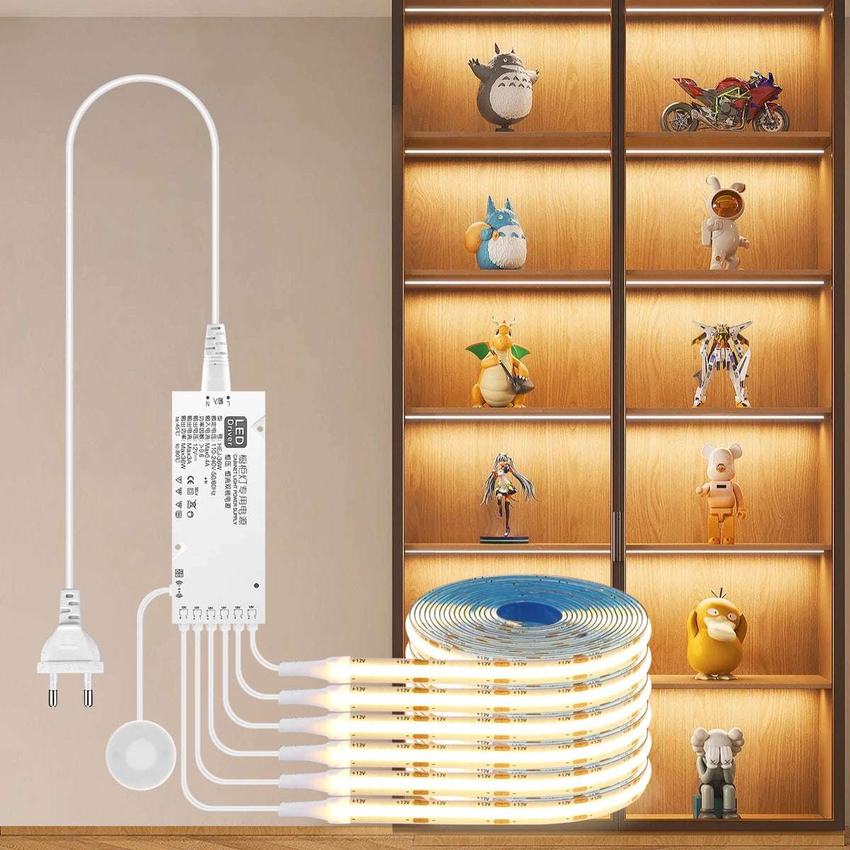 Smart COB LED Strip Light for Cabinets