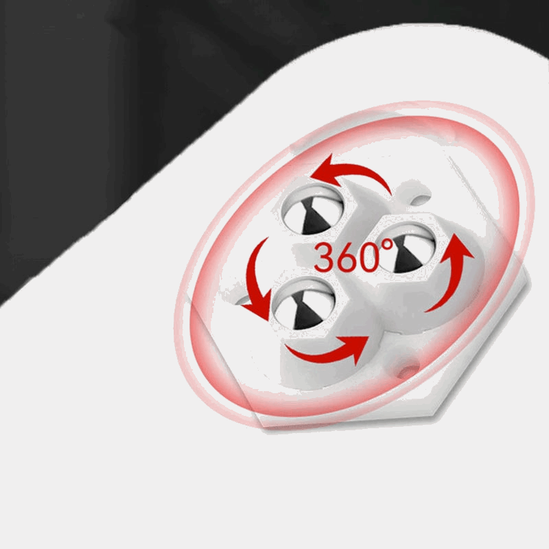 360° rotating three-ball caster(4PCS)