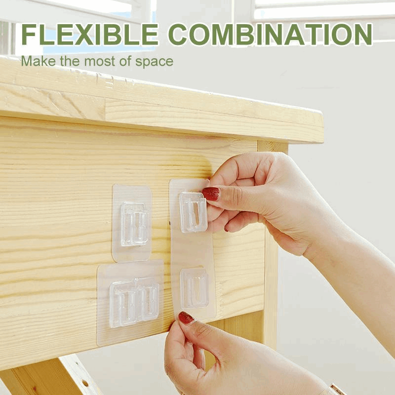Double-sided adhesive wall hook