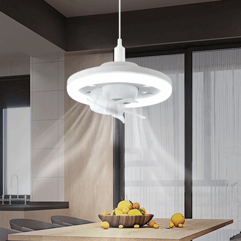 LED Swing Head Fan Light