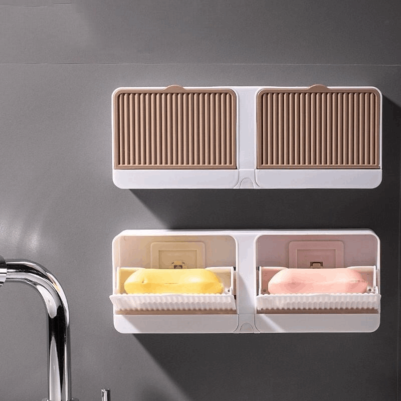 WALL-MOUNTED SOAP HOLDER
